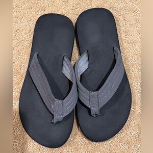 Rainbow Kids Gray Flip Flops